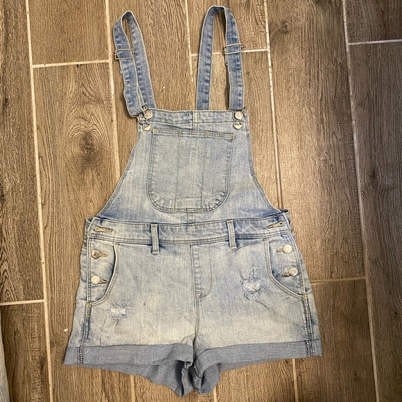 Old Navy Pants - Old Navy Jean Overall Shorts